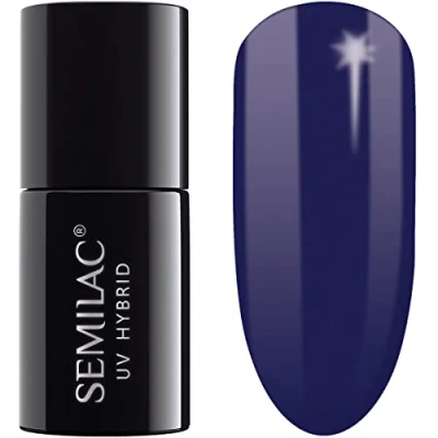 Afbeelding van 088 UV nagellak Hybrid Semilac Blue Ink 7ml