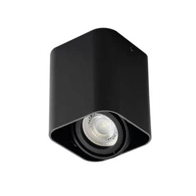 Afbeelding van Opbouwspot Vierkant, Kantelbaar, GU10 Fitting, Mat Zwart