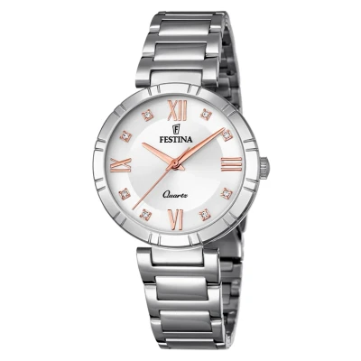Afbeelding van Festina Mademoiselle Horloge silvercoloured, Dames, Maat: One Size, Silver coloured