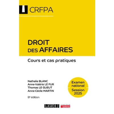 Image de Droit des affaires CRFPA Examen national Session 2025