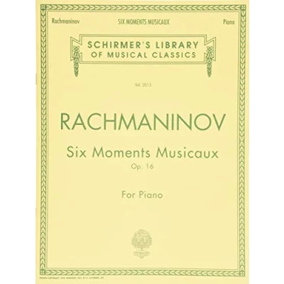 Afbeelding van Six Moments Musicaux, Op. 16