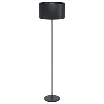 Afbeelding van Eglo Staanlamp Maserlo 1 Zwart