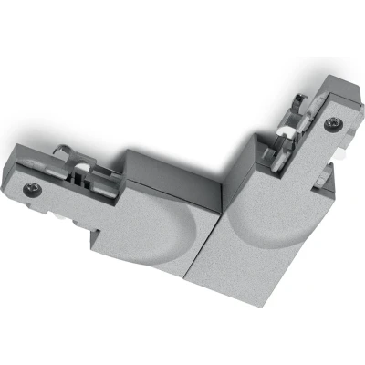 Afbeelding van Spanningsrail Doorverbinder DUOLINE Hoek L Connector Aarde Binnen 2 Fase Mat Titaan