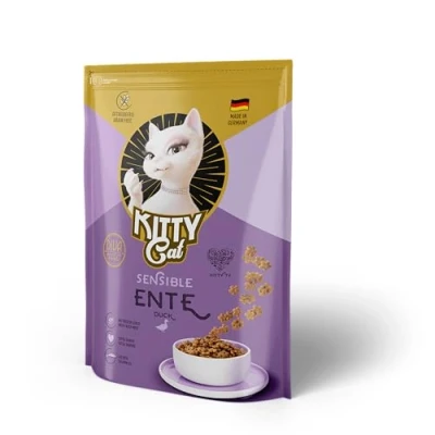 Afbeelding van Voordeelpakket: 2x800g Kitty Cat Sensible met eend droogvoer voor katten