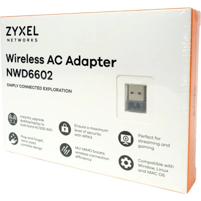 Afbeelding van Zyxel Lan Adap 2.4/5.0Ghz 6602