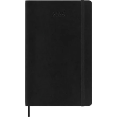 Image de Agenda civil Moleskine journalier grand format couverture souple 2025 noir