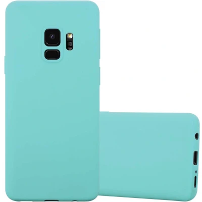 Afbeelding van Cadorabo Hoesje geschikt voor Samsung Galaxy S9 in CANDY BLAUW Beschermhoes gemaakt van flexibel TPU silicone Case Cover