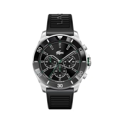 Afbeelding van Lacoste, Horloge, Tiebreaker, Zwart, (Chronograaf, 44 mm)