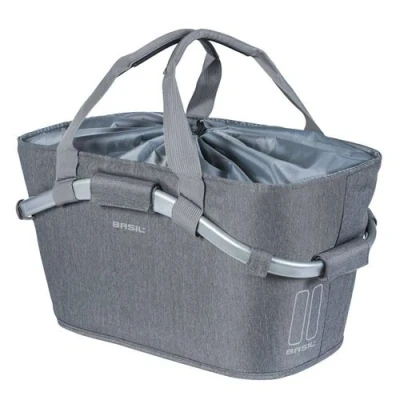 Image de Basil panier design Carry All derrière 22 litres gris