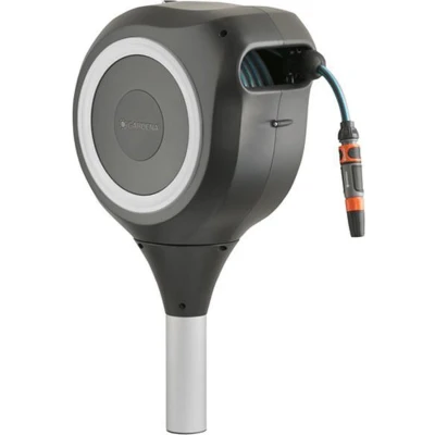Afbeelding van Tuinslanghaspel Gardena 20 meter (Ø 11 mm, Grondpen, Vergrendeling, Wit)