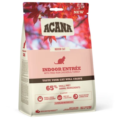 Afbeelding van Acana Cat Indoor Entrée Kip&amp;Kalkoen Kattenvoer 340 g