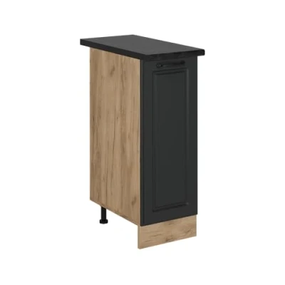 Afbeelding van Vicco Apotheekkast R Line, Antraciet landhuis/Krachtige Eik goud, 30 cm , WB