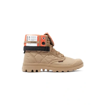 Afbeelding van Palladium Baggy Requilted Unisex Veterboots, Maat: 36, Caramel Textiel