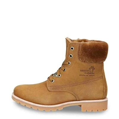 Afbeelding van Panama Jack Igloo Snowboots, Dames, Maat: 36, Ochre Nubukleer