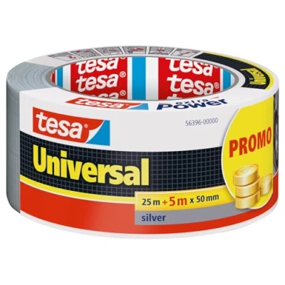 Afbeelding van tesa UNIVERSAL 56396 00000 00 Textieltape Zilver (l x b) 30 m 50 mm 1 stuk(s)