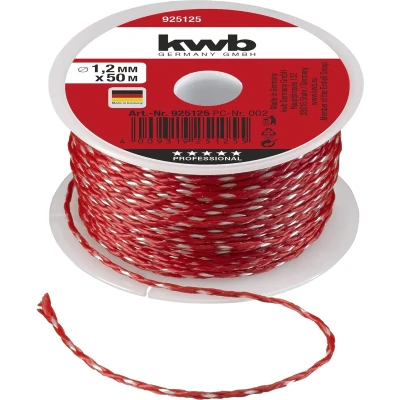Afbeelding van Metselkoord 50 meter 1,2 mm rood