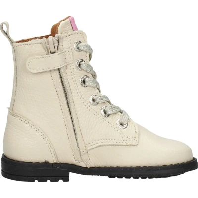 Afbeelding van Develab Veterschoen hoog Beige Maat 25
