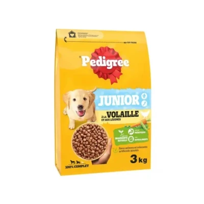Afbeelding van 3 x kg Pedigree Junior Gevogelte &amp; Groente hondenvoer droog