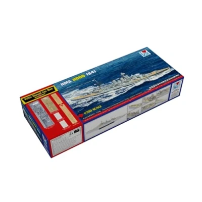 Afbeelding van 1:700 I Love Kit 65703 Top Grade HMS HOOD 1941 Ship Plastic Modelbouwpakket