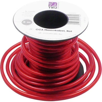 Afbeelding van TRU COMPONENTS 1568965 Massakabel 1 x 2.50 mm² Rood 5 m