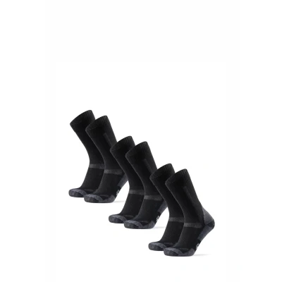 Afbeelding van Danish Endurance Classic Hiking Socks 3 PACK Sportsokken, Heren, Maat: 35 38, Black