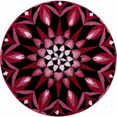 Afbeelding van Grund SPUR of The Moment, badmat, polyacryl, superzacht, bordeaux, 60 cm