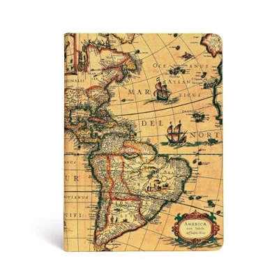 Afbeelding van Notitieboek Paperblanks Western Hemisphere Midi Gelinieerd