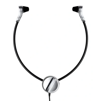 Afbeelding van Grundig Swingphone 568 zwart, zilver, intraauraal onder de kin, hoofdtelefoon (in ear, met kabel, 95 dB, 2,4 m, zilver)
