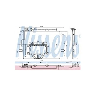 Afbeelding van Nissens Airco condensor 940325