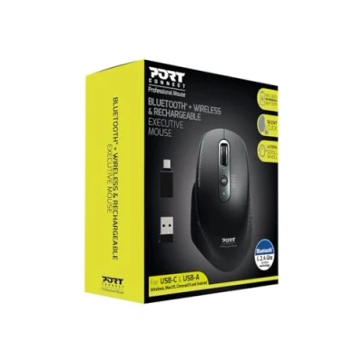 Afbeelding van Port Designs 900716 muis Rechtshandig RF draadloos + Bluetooth Optisch 3200 DPI