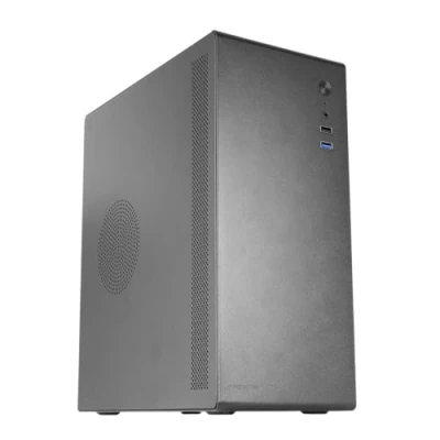 Afbeelding van Tacens NOVAX550BR PC behuizing Micro ATX + voeding 550 W 80 Plus brons 230 V, volledig metalen design, 1 x mm achterventilator, mini toren met grote interne capaciteit, zwart