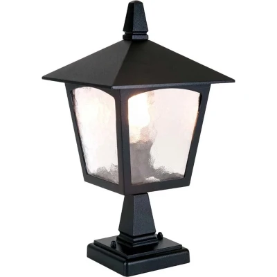 Afbeelding van Elstead Lighting Mini LED Tuin Pilaar York 1X E27 Max 60W IP23 Black