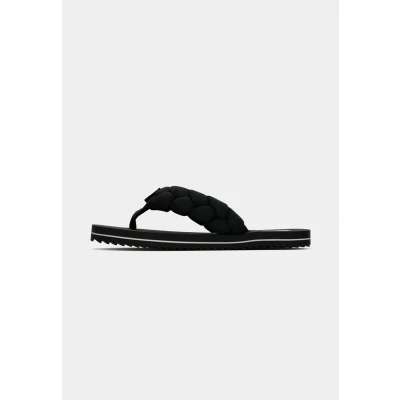Afbeelding van Tommy Jeans Thong Beach Teensandalen, Dames, Maat: 40, Black Textiel