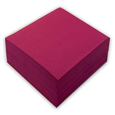 Afbeelding van Morigami, premium servet, 1/4 vouwen, airlaid afwerking, framboos (SER41007703)