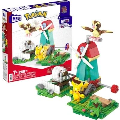 Image de Jeu de construction Mega Construx Pokémon Pikachu Roucool et Moumouton