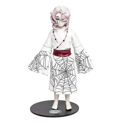 Afbeelding van McFarlane Toys Demon Slayer Rui actiefiguur 17,8 cm ongelooflijk gedetailleerd om te verzamelen met ultra gewricht, spin en thema
