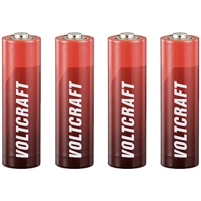 Afbeelding van VOLTCRAFT Industrial LR6 AA batterij (penlite) Alkaline 3000 mAh 1.5 V 4 stuk(s)