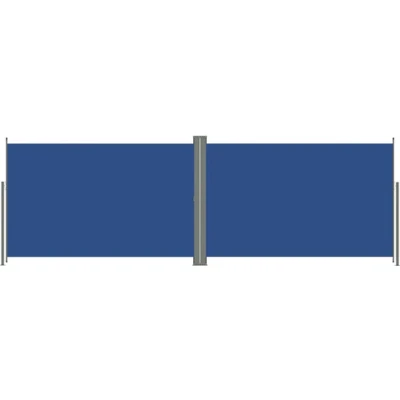 Afbeelding van Tuinscherm uittrekbaar 200x600 cm blauw