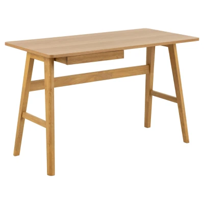 Afbeelding van Bureau MDF Naturel 1 Lade 120x60x75cm Veerle Giga Living