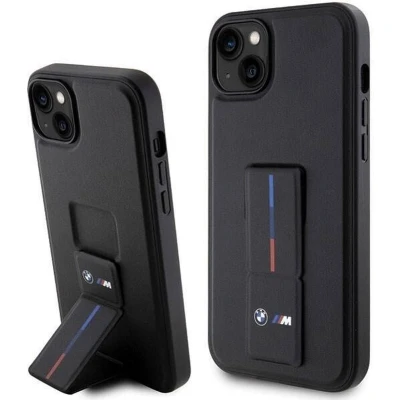 Afbeelding van Case BMW iPhone 14 6.1&quot; black hardcase Grip Hot Stamp