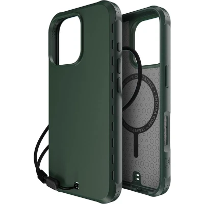Afbeelding van BodyGuardz Hoesje Geschikt voor iPhone 16 Pro Paradigm Case donkergroen