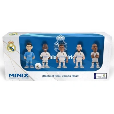 Afbeelding van MINIX Real Madrid Set van 5 verzamelfiguren 7 cm B (Courtois/Vinicius/Bellingham/Carvajal/Mbappé)