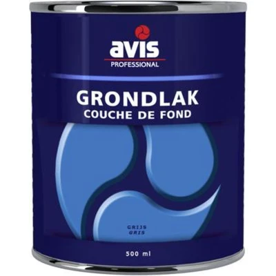 Afbeelding van Avis Grondlak Grijs 0,25 liter Grondverf &amp; Primer