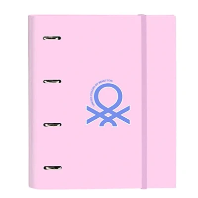 Afbeelding van Ringmap Benetton Pink Roze (27 x 32 3.5 cm)