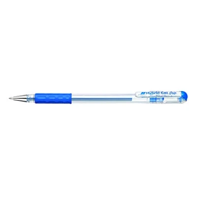 Afbeelding van Pentel K116E B Hybrid Gel Grip rollerball 0,6 mm punt, 0,3 mm, blauw, 12 stuks