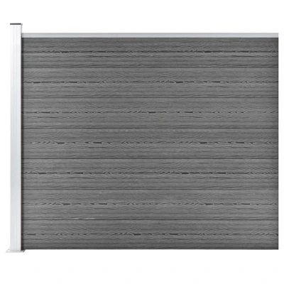 Afbeelding van Schuttingpaneel 175x146 cm HKC grijs