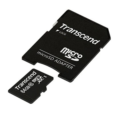 Afbeelding van Transcend Micro SDXC 64GB Class 10 300x + SD Adapter