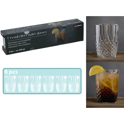 Afbeelding van 6 Waterglazen 400 ml