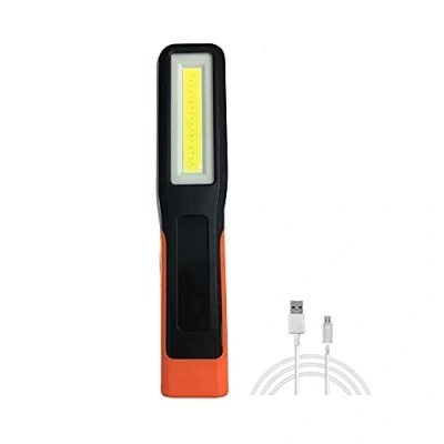 Afbeelding van WALCHO Oplaadbare werklamp, draagbare COB led inspectielamp, 2000 mAh met magnetische basis en haak, zaklamp voor autoreparatie, camping, huis noodgebruik