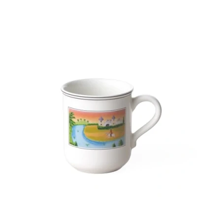 Afbeelding van Villeroy &amp; Boch 10 2337 4872 mok met handvat, 0,3 l, porselein, oranje, 32,2 x 21,5 11,7 cm, 1